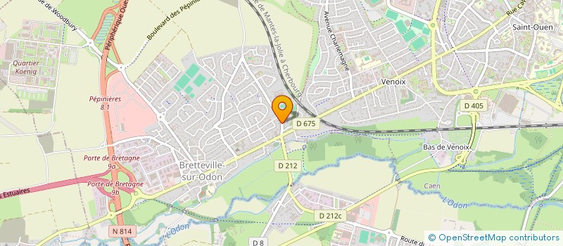 localisation de l'entreprise 123 GESTION  BRETTEVILLE-SUR-ODON