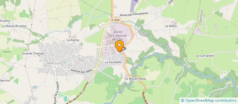 localisation de l'entreprise 123 PETITS PAS à MESSIMY