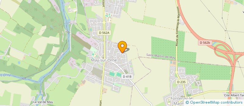 localisation de l'entreprise 123 SOLEIL  MAY-SUR-ORNE