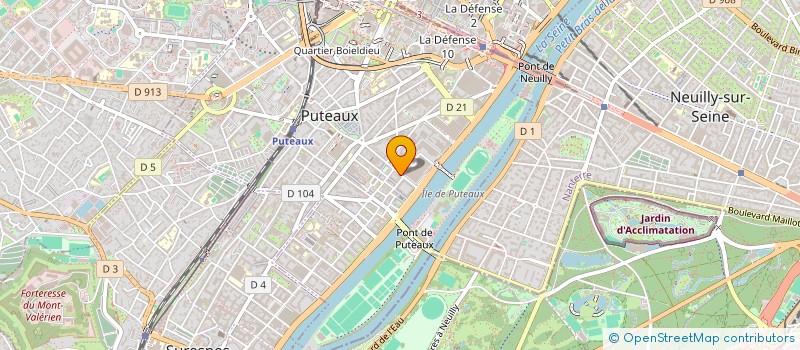 localisation de l'entreprise 123 TEST à PUTEAUX