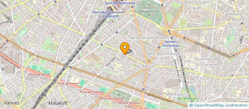 localisation de l'entreprise 123 TISTA  PARIS