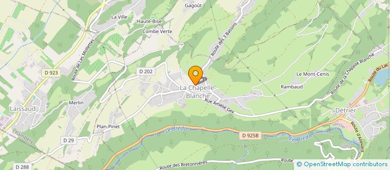 localisation de l'entreprise 123456  VAL-D'ARC