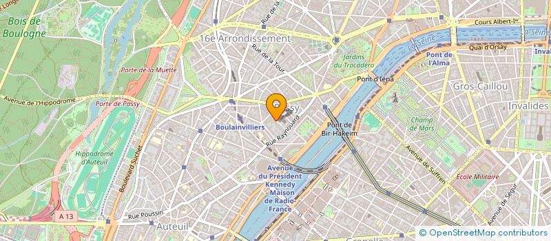 localisation de l'entreprise 123G  PARIS