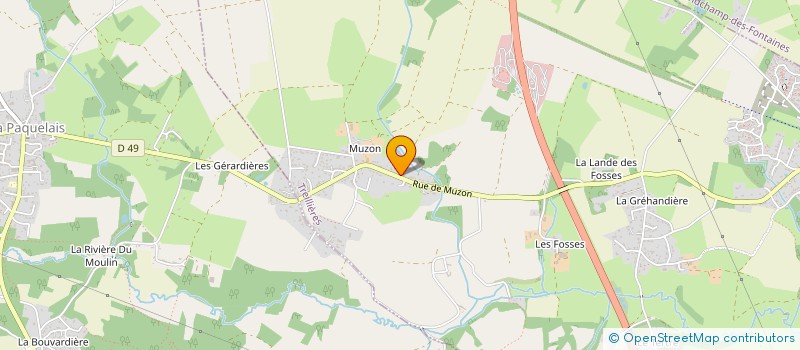 localisation de l'entreprise 123MFC  TREILLIERES