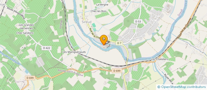 localisation de l'entreprise 123S à SIREUIL