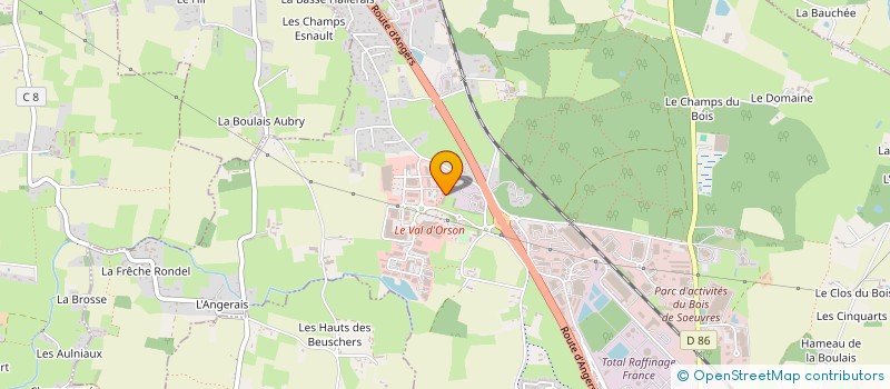 localisation de l'entreprise 123SUNRISE  ST JACQUES DE LA LANDE