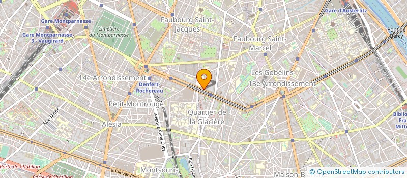 localisation de l'entreprise 124 BLANQUI à PARIS