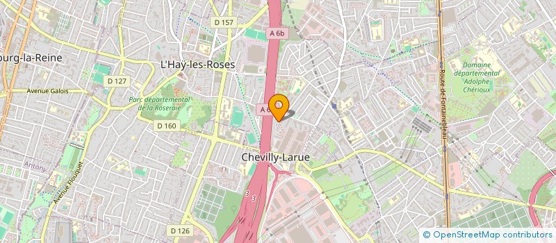 localisation de l'entreprise 124 CHAMPIGNY  L'HAY-LES-ROSES