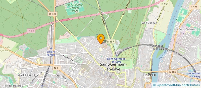 localisation de l'entreprise 124 RUE LAFAYETTE  SAINT-GERMAIN-EN-LAYE