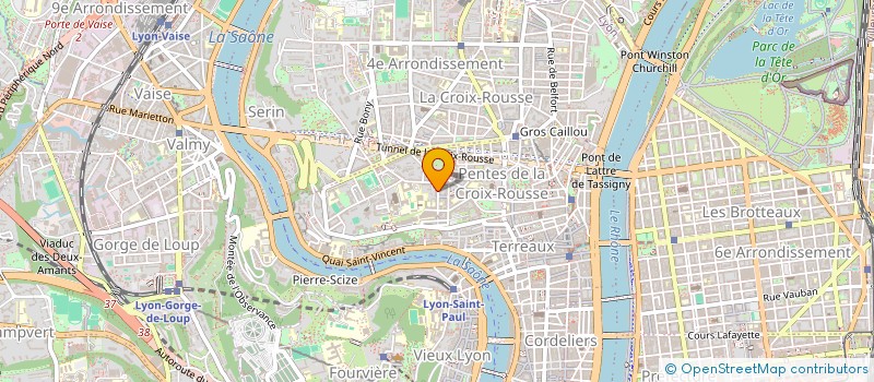 localisation de l'entreprise 124.SERVICES à LYON
