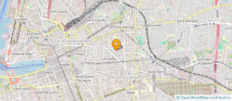 localisation de l'entreprise 125 127 R JAUBERT à MARSEILLE