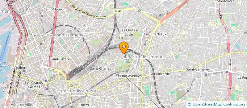 localisation de l'entreprise 125 BD C FLAMMARION à MARSEILLE