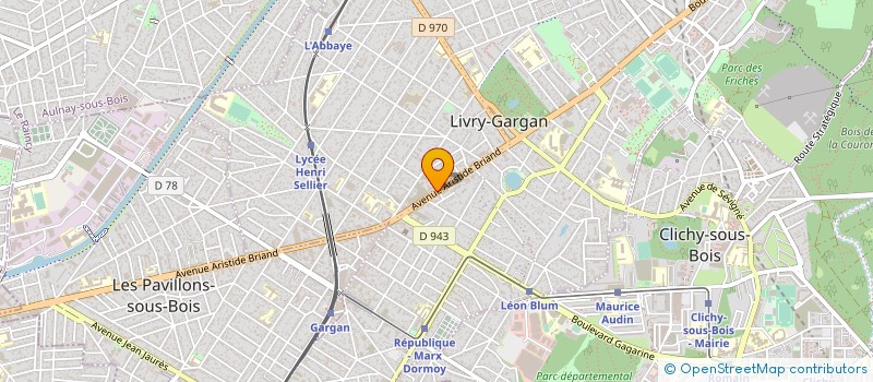 localisation de l'entreprise 125 BRIAND NOTAIRES à LIVRY-GARGAN