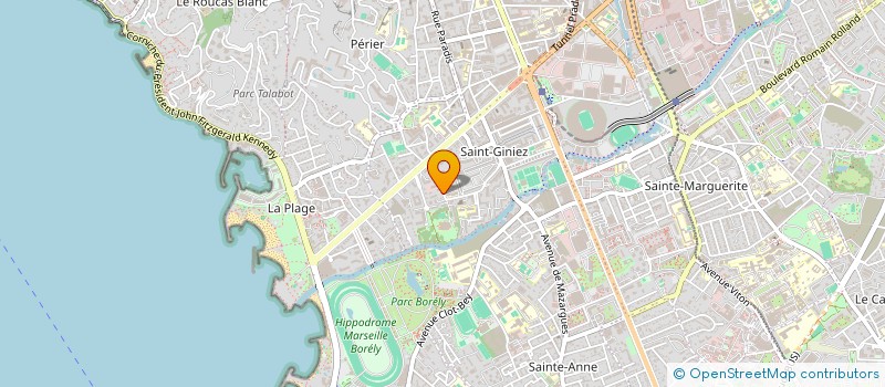 localisation de l'entreprise 126 B à MARSEILLE