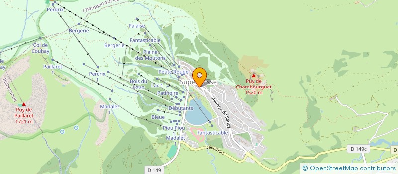 localisation de l'entreprise 126 PAILLARET  BESSE-ET-SAINT-ANASTAISE