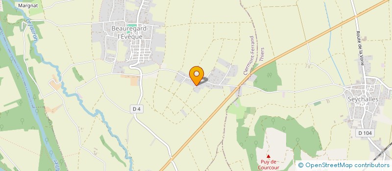 localisation de l'entreprise 127 MERMOZ  BEAUREGARD-L'EVEQUE