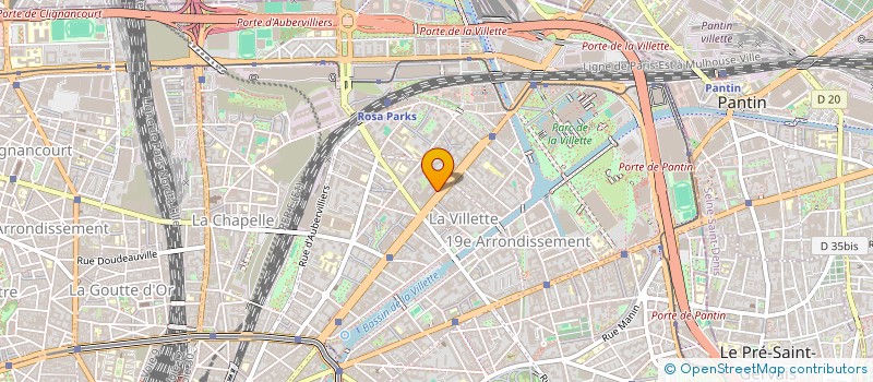 localisation de l'entreprise 127AF  PARIS