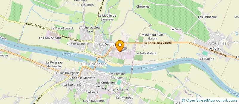 localisation de l'entreprise 127YF  L ILE BOUCHARD