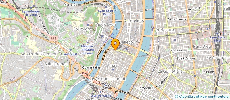 localisation de l'entreprise 128 BARABAN  LYON