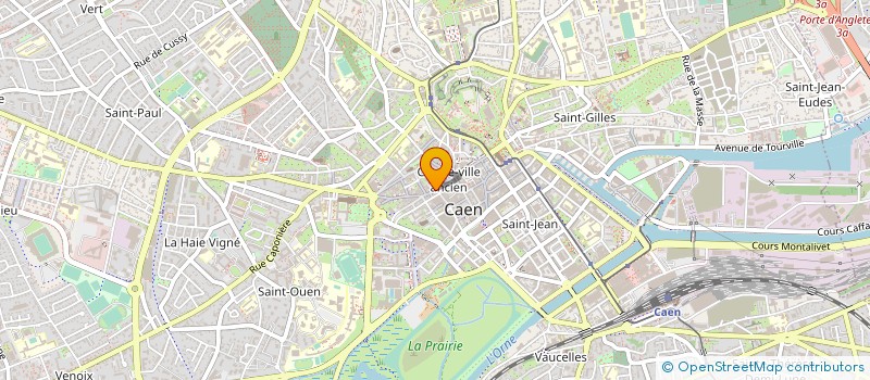 localisation de l'entreprise 129-133 RUE SAINT PIERRE à CAEN