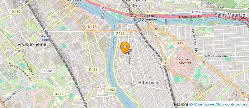 localisation de l'entreprise 129 D à ALFORTVILLE