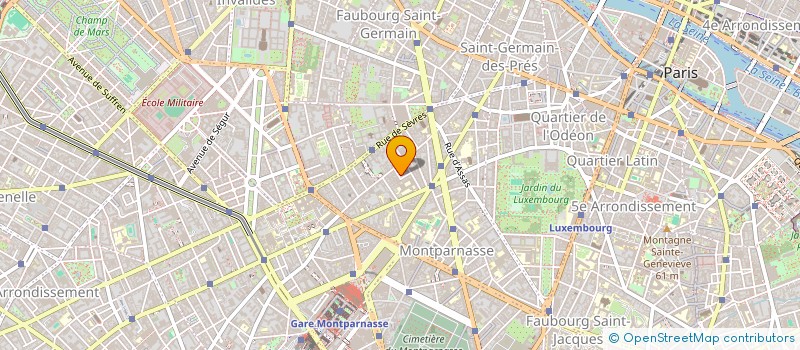 localisation de l'entreprise 129 RUDSEVRES  PARIS