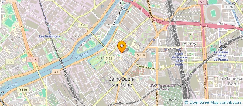 localisation de l'entreprise 12C CAPITAL à SAINT-OUEN-SUR-SEINE