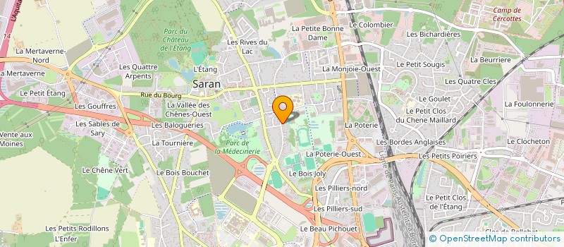 localisation de l'entreprise 12EME ACTE à SARAN