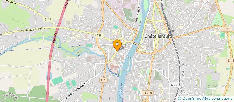localisation de l'entreprise 12I à CHATELLERAULT