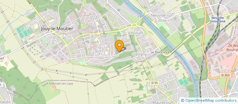 localisation de l'entreprise 12I GROUP  JOUY-LE-MOUTIER