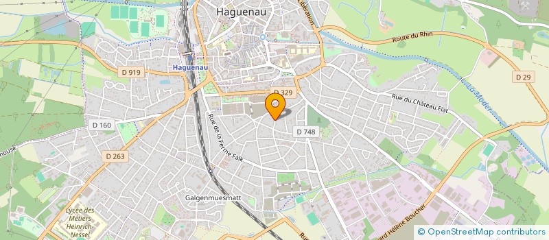 localisation de l'entreprise 12JB LMNP  HAGUENAU