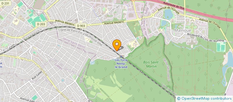 localisation de l'entreprise 13.3 CONCEPT à NOISY-LE-GRAND