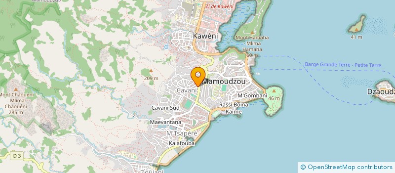 localisation de l'entreprise 13.7 - TREIZE POINT SEPT à MAMOUDZOU