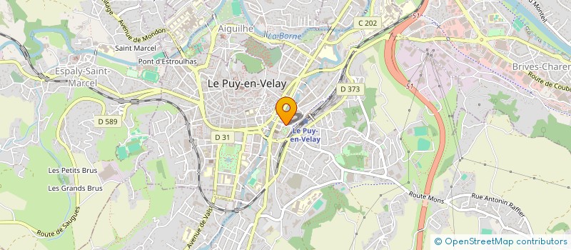 localisation de l'entreprise 13 AVENUE CHARLES DUPUY  LE PUY-EN-VELAY