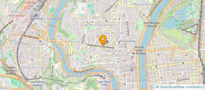 localisation de l'entreprise 13 B ST FULBERT à LYON