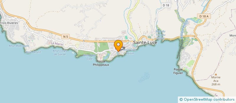 localisation de l'entreprise 13 CARAIBES  SAINTE-LUCE