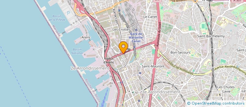 localisation de l'entreprise 13 EXTRA à MARSEILLE