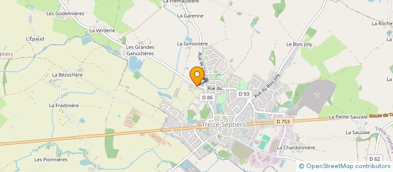 localisation de l'entreprise 13'FEST TIF à TREIZE-SEPTIERS