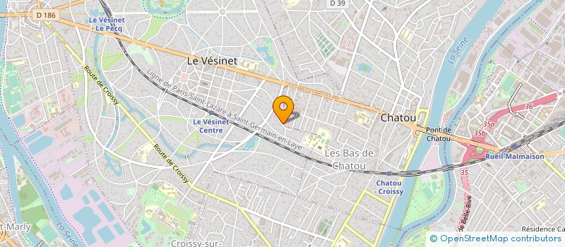 localisation de l'entreprise 13 GRANGE BATELIERE  LE VESINET