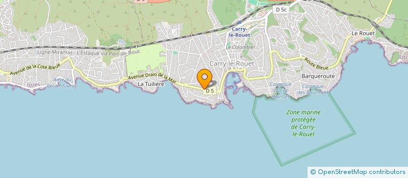 localisation de l'entreprise 13 IMMO à CARRY-LE-ROUET