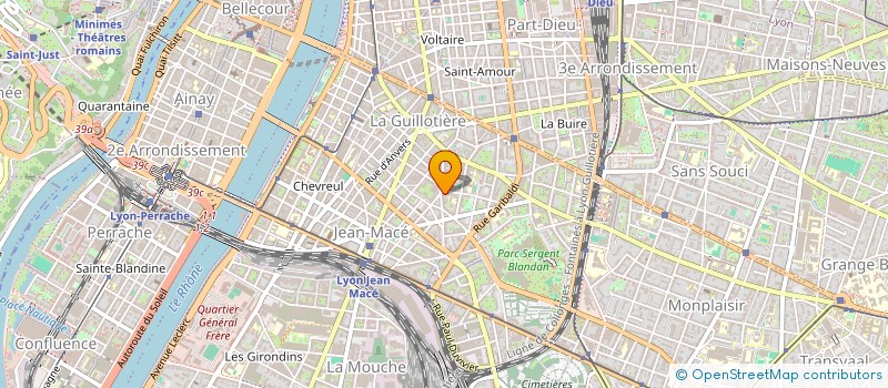 localisation de l'entreprise 13-JG  LYON