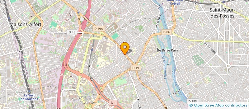 localisation de l'entreprise 13 M.L.T à CRETEIL