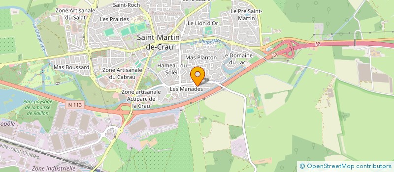 localisation de l'entreprise 13 O SUD ANIMATIONS à SAINT-MARTIN-DE-CRAU