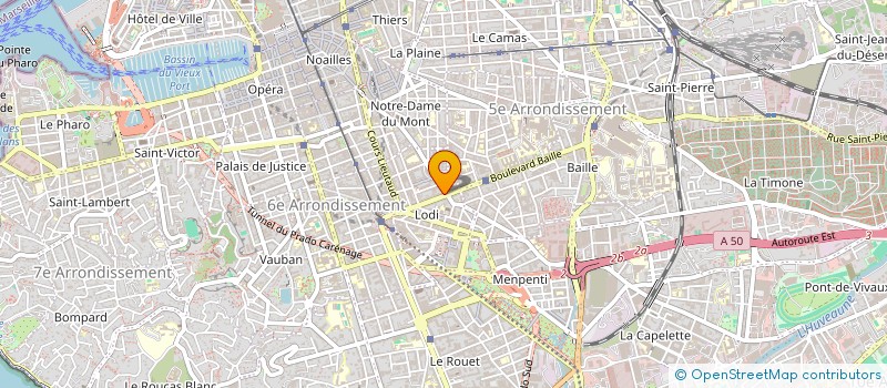 localisation de l'entreprise 13 OPTIQUE à MARSEILLE