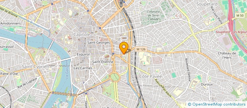 localisation de l'entreprise 13 PLACE DUPUY  TOULOUSE