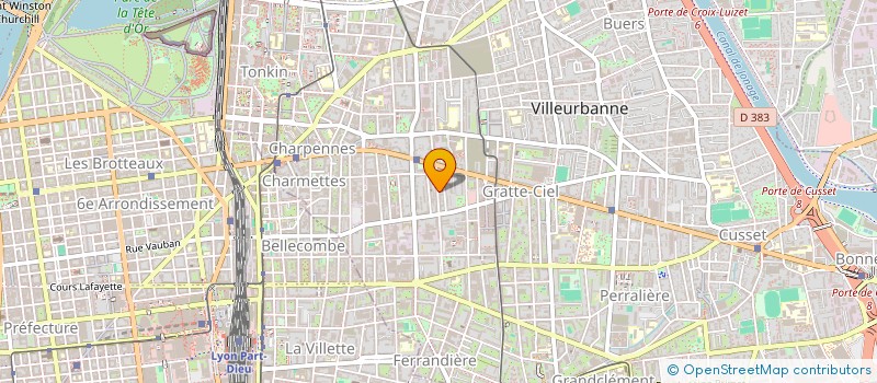 localisation de l'entreprise 13 ROYALE  VILLEURBANNE