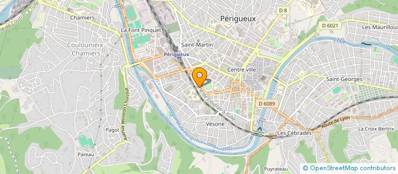 localisation de l'entreprise 13 TURENNE à PERIGUEUX