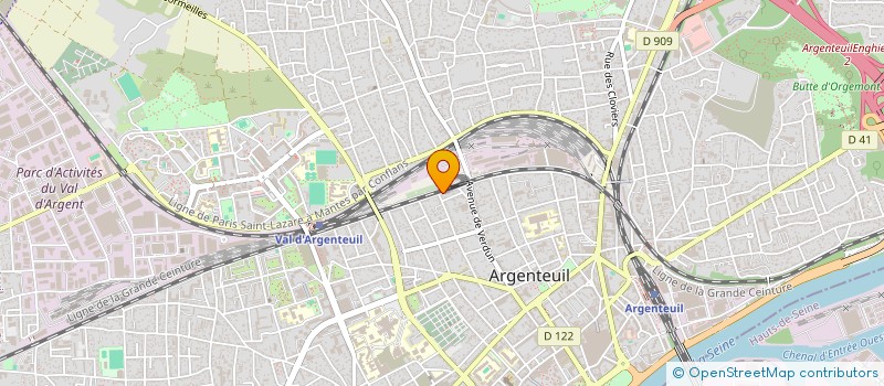 localisation de l'entreprise 130 TRANSPORT  ARGENTEUIL