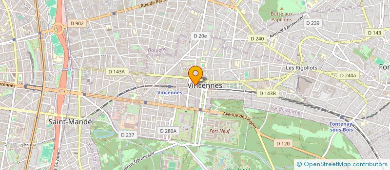 localisation de l'entreprise 133 REPUBLIQUE à VINCENNES