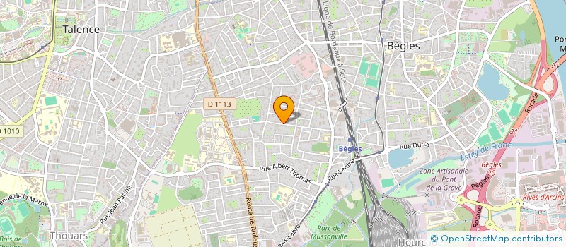 localisation de l'entreprise 134 à BEGLES